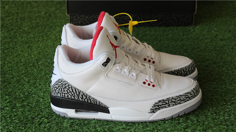 Authentic Air Jordan III 3s Retro 88s White Cement